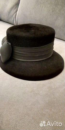 Шляпа женская черная