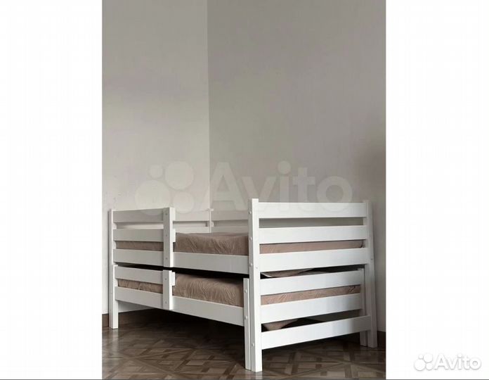 Кровать для 2-х детей из березы