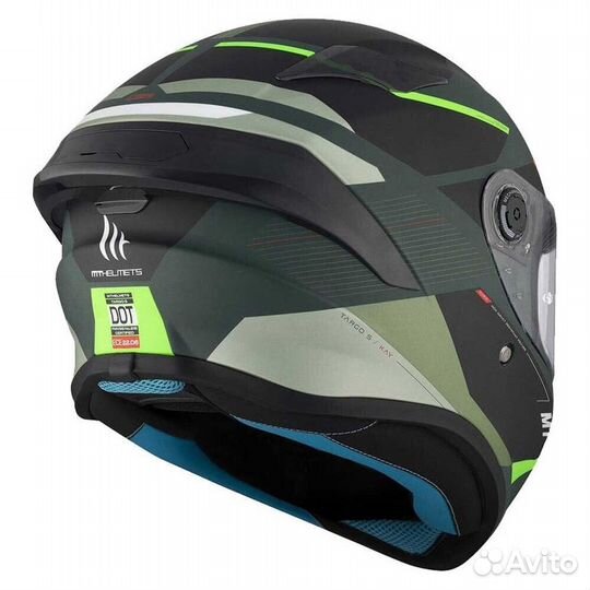MT Helmets Targo S Kay Full Face Helmet Зеленый