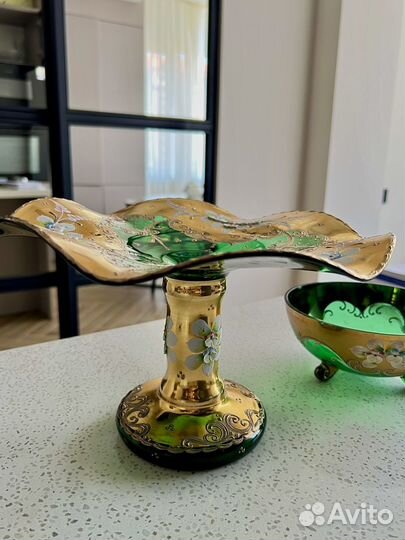 Ваза для фруктов Богемия