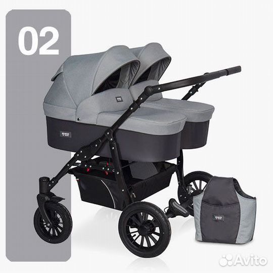 Коляска для двойни
