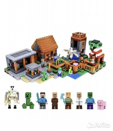 Конструктор Майнкрафт «Большая деревня» 1180