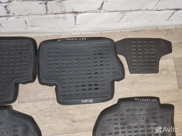 Коврики салона комплект Zafira B Зафира Б