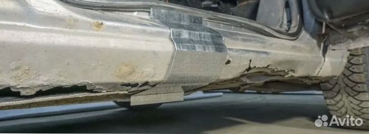 Пороги на Renault Duster Рено Дастер Ремонтные