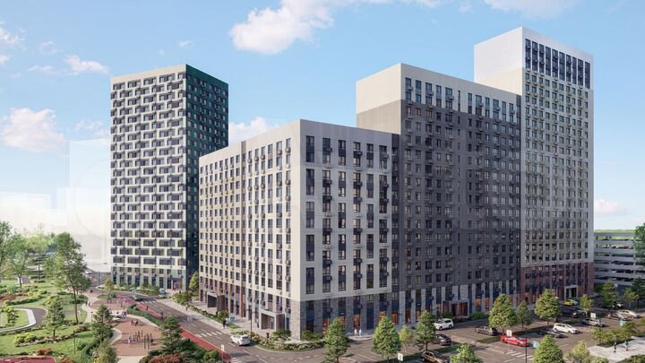 3-к. квартира, 60,6 м², 13/23 эт.