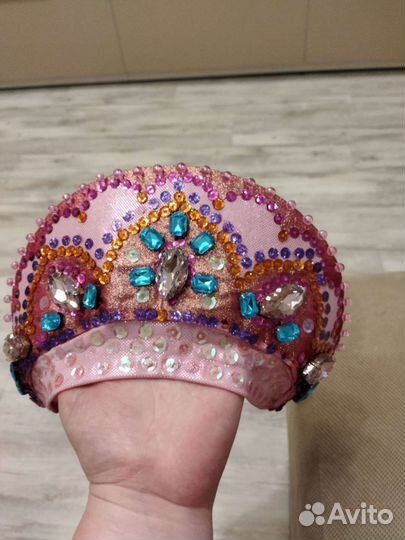 Кокошник ручной работы на возраст 6-8 л