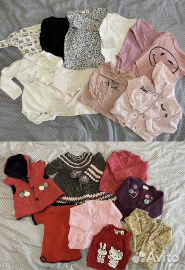 Детские вещи пакетом на девочку 68 74