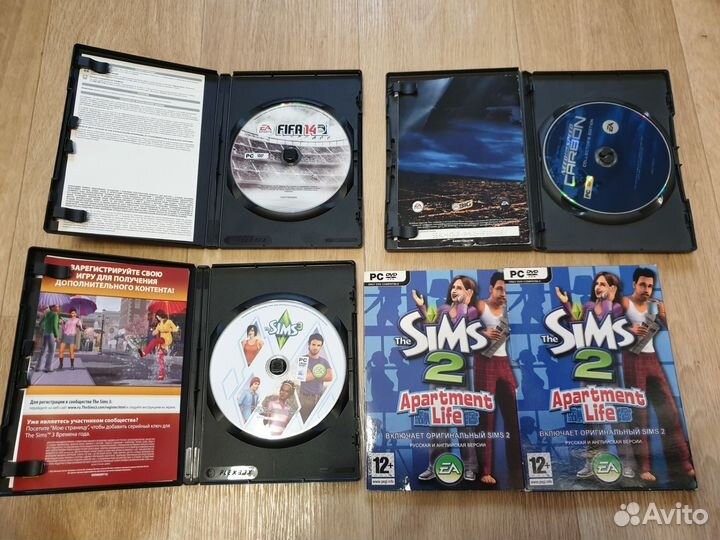Компьютерные диски с играми