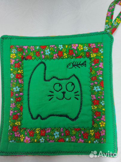 Прихватки для кухни, ручная работа