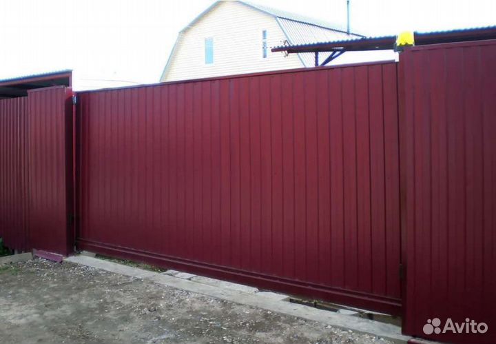 Откатные автоматические ворота