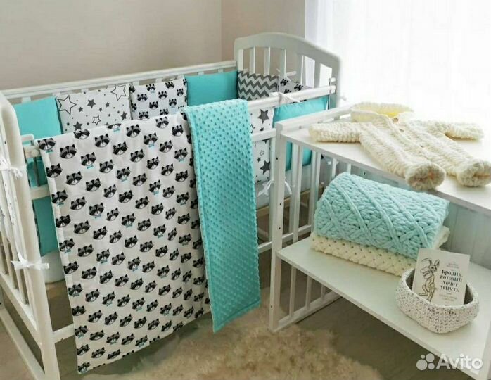 Разные бортики в детскую кроватку для мальчика