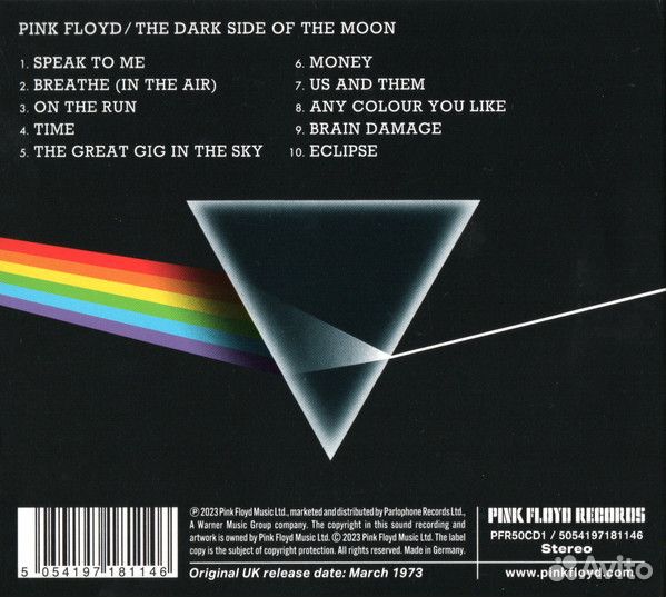 Pink Floyd – The Dark Side Of The Moon (CD)