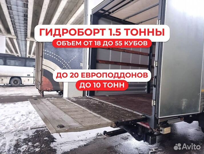 Грузоперевозки гидроборт/гидролифт