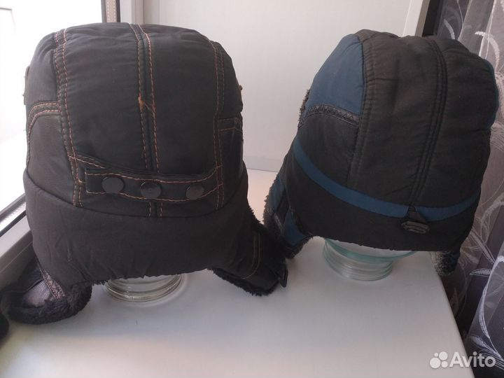 Шапка зимняя на мальчика 54 56