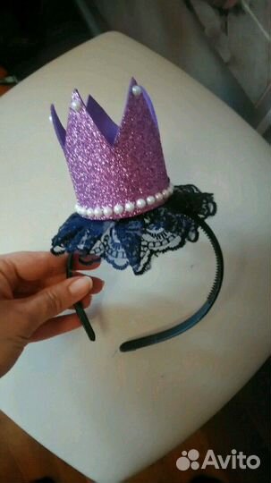 Ободки корона, цветы, рябина, бантики и другие