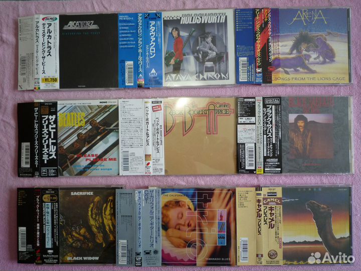 Компакт-диски CD японские в мини-виниле и стекле