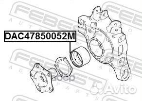 Подшипник ступичный передний 47X85X52 DAC478500