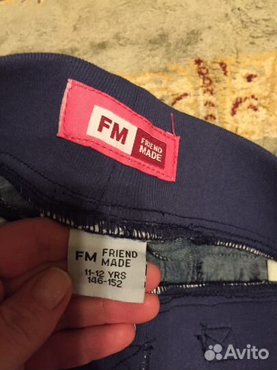 Брючки капри для девочки новые 146-152см., 10-12 л