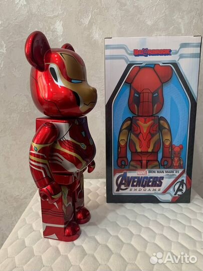 Игрушка Bearbrick 28см Iron Man Mark 85