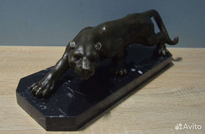 Статуэтка бронзовая Пантера