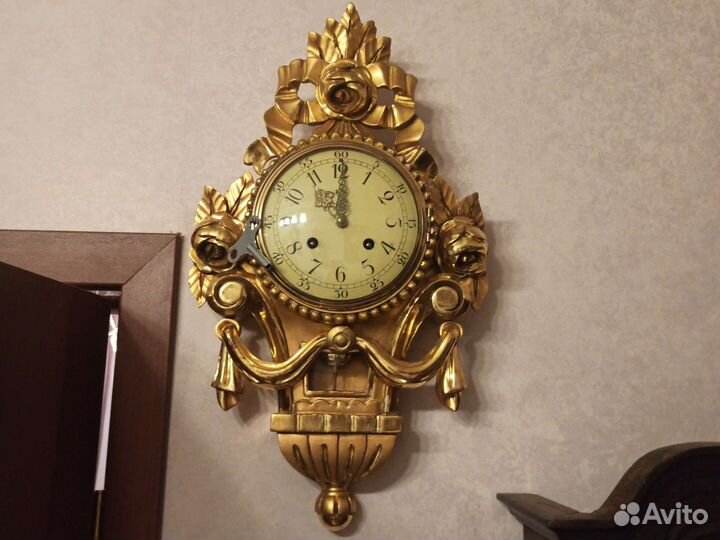 Часы старинные настенные картель (Швеция)