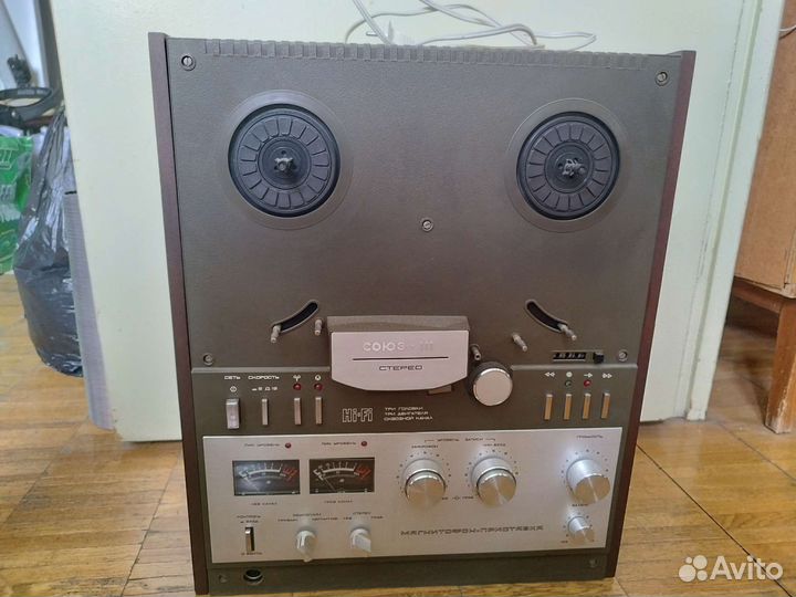 Катушечный магнитофон-приставка 