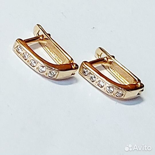 Золотые серьги