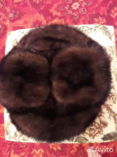 Норковая шапка мужская новая