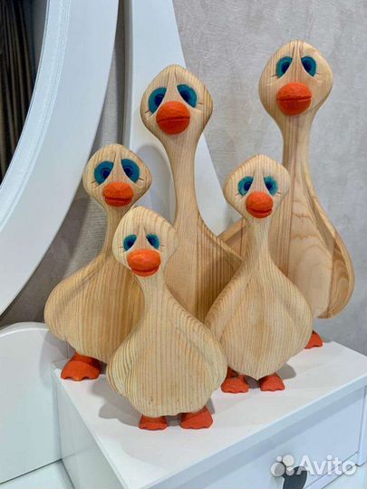Деревянные гуси