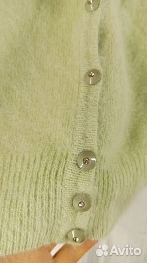 Пушистый кардиган ангора