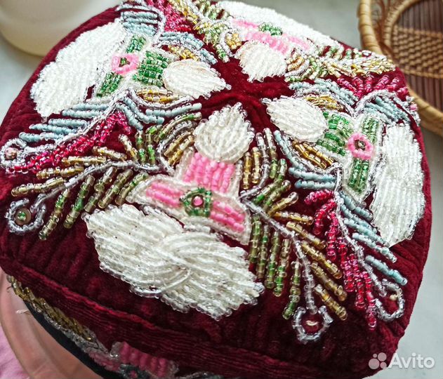 СССР. Тюбетейка узбекская, ручная работа