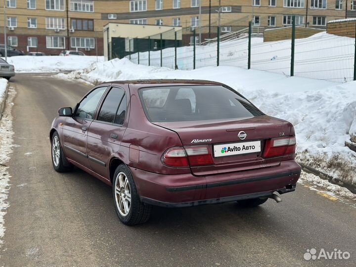 Nissan Almera 1.6 МТ, 1999, 280 000 км