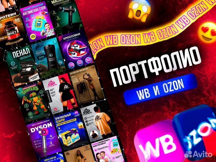 Инфографика для маркетплейсов Wildberries Ozon