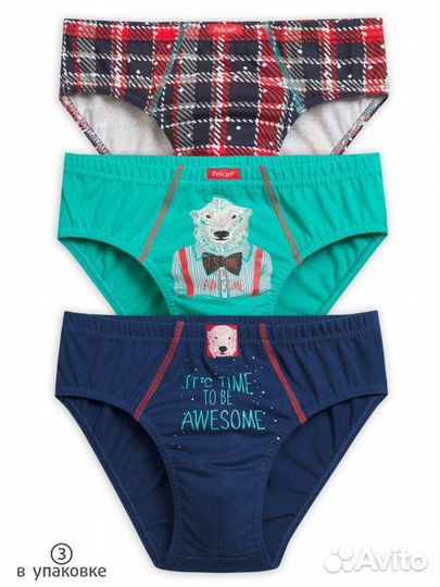 Трусы плавки 146 Pelican (новые) хлопок