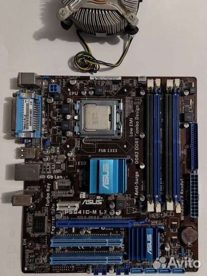 Asus P5G41C-M LX/Quad9400/4gb ddr3