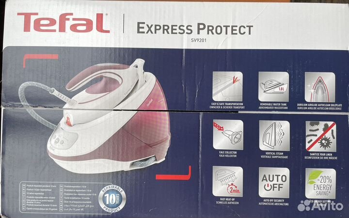 Новый парогенератор tefal express protect SV9201