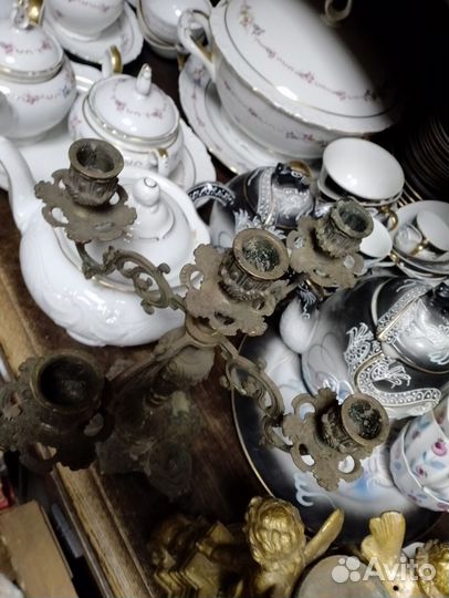 Старинный подсвечник