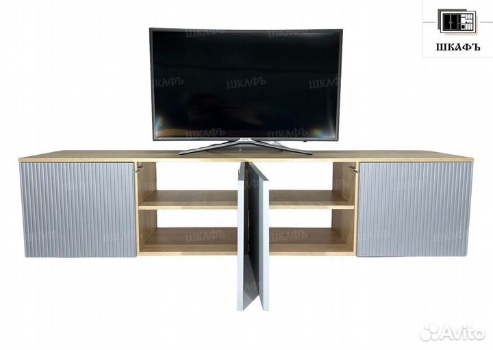 Тв-тумба Sandvika velluto Grigio навесная