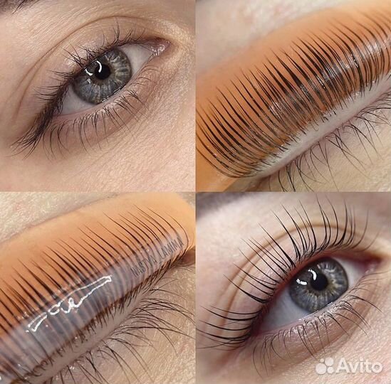 Итальянское ламинирование ресниц, ду бровей