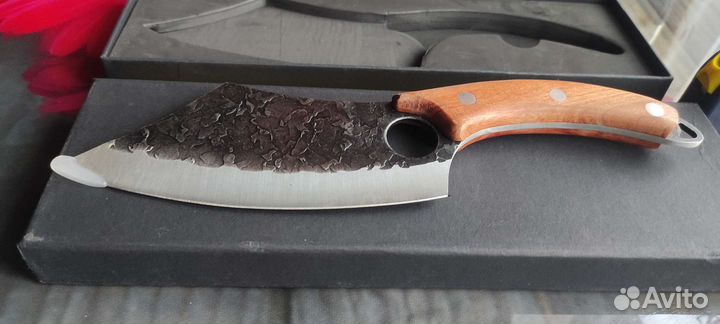 Сербский кованный нож для мяса