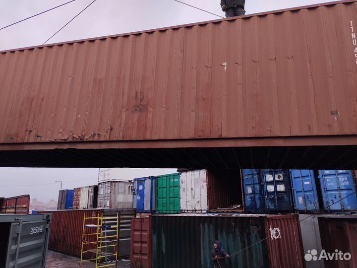 Морской контейнер 20/40 футов бу