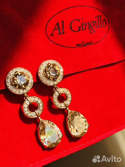 Винтажные клипсы Al Gingillo