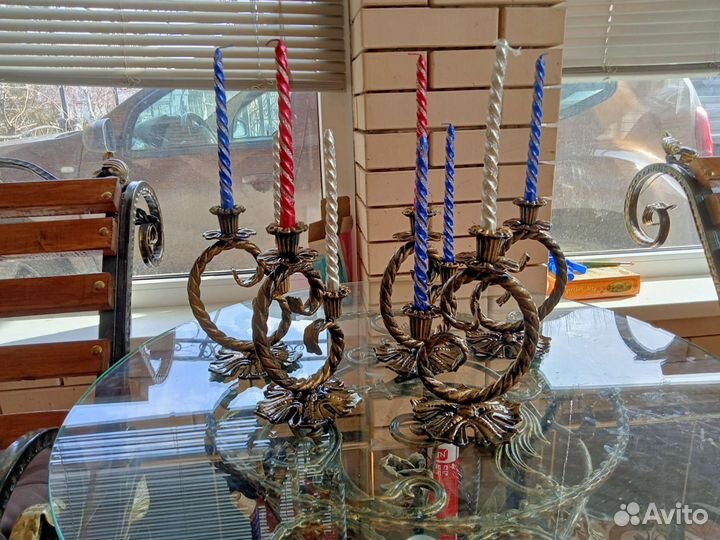 Подсвечник кованый