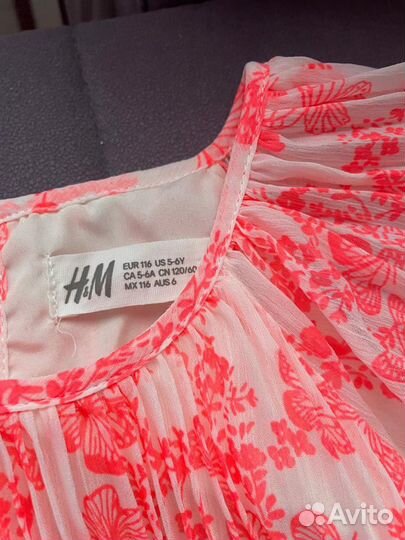 Платье для девочки H&M, р. 116