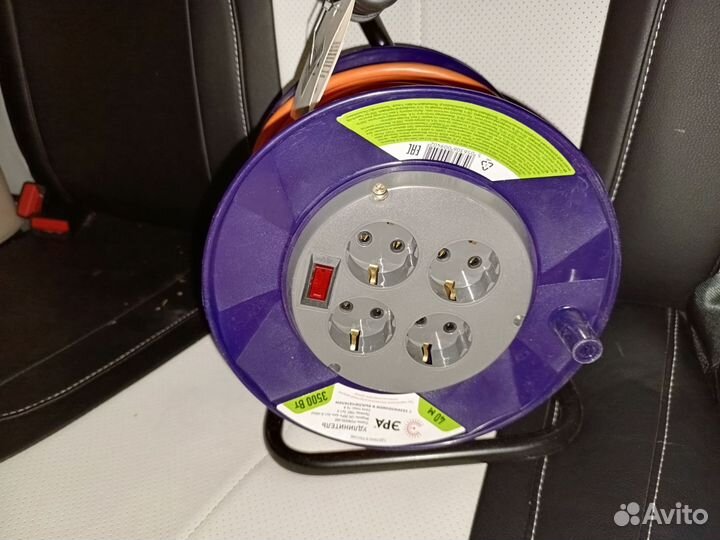 Удлинитель силовой ERA RPx-4es-3x1,5-40m катушка