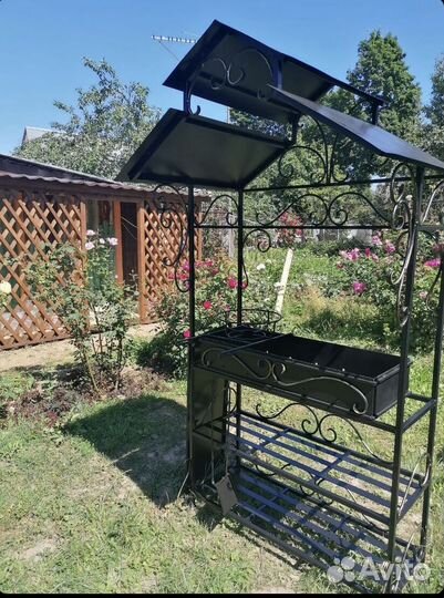 Мангал с печью