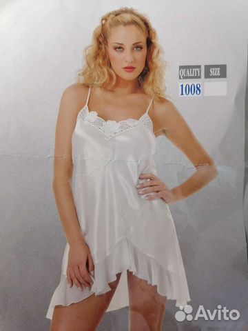 Сорочка шёлковая с органзой Jasmin, 50-52