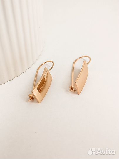 Серьги классические