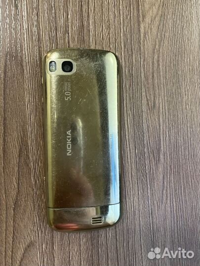 Телефон Nokia C3 Gold б/у