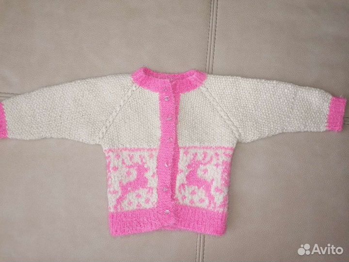 Вязаный шерстяной костюм